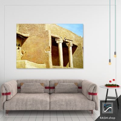 لوحة جدارية لبناء تراثي - M51