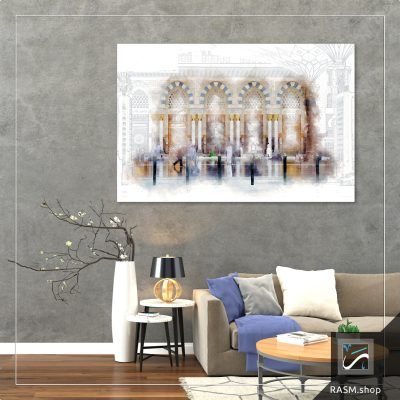 لوحة جدارية لأطلال الحرم - M74