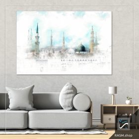 لوحة جدارية للمسجد النبوي - M78