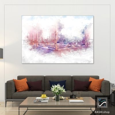 جدارية للمسجد النبوي من الداخل - M81