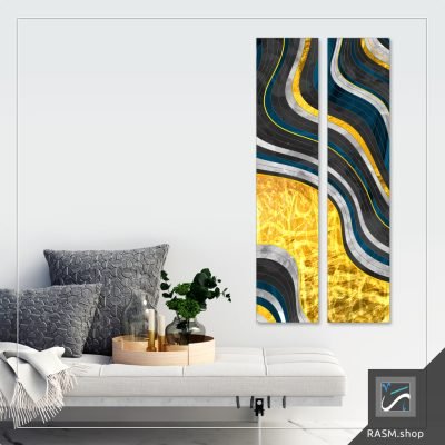 لوحات جدارية بألوان تناسقية - O15