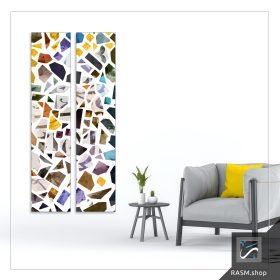 لوحات جدارية بألوان بارزة - O18