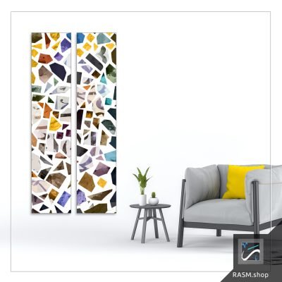 لوحات جدارية بألوان بارزة - O18