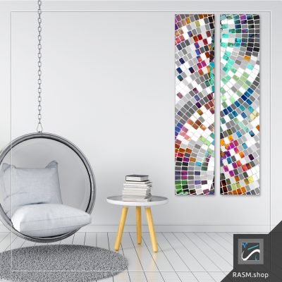 لوحات جدارية بألوان لامعة - O19