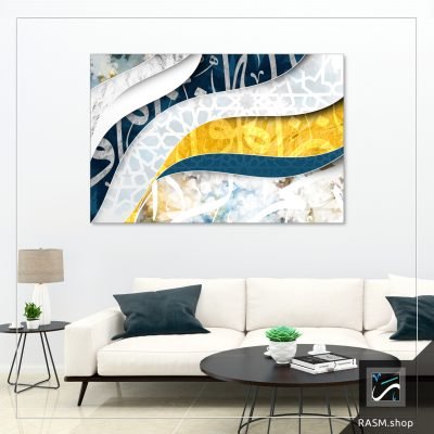 لوحة جدارية مزخرفة للقصور ومجالس الملوك - O24