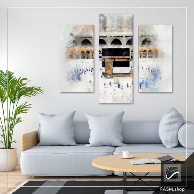 لوحات زيتية جدارية للحرم المكي - P64