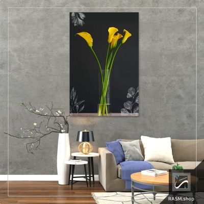 لوحات جدارية مزخرفة بالطبيعة والورود - R10