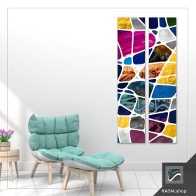 لوحات جدارية بألوان مختلفة - T8