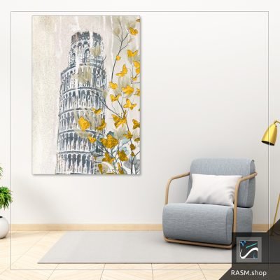 لوحة جدارية لبرج بيزا - RM3