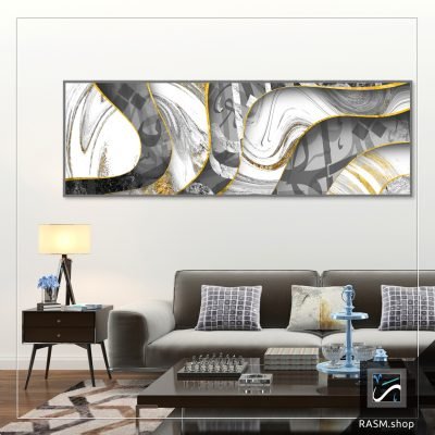 لوحة جدارية عرضية مزخرفة بطابع اسلامي عربي - A99