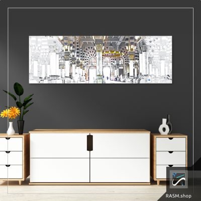 لوحة جدارية لأعمدة المسجد النبوي - M94