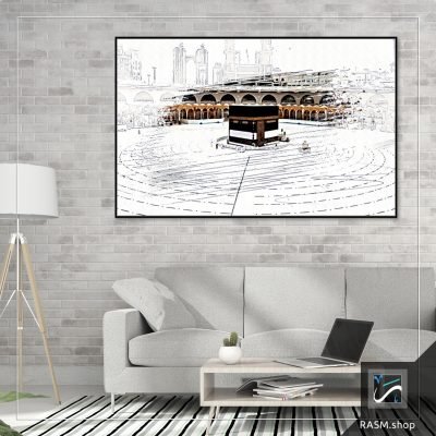 لوحة جدارية للكعبة المشرفة - M99