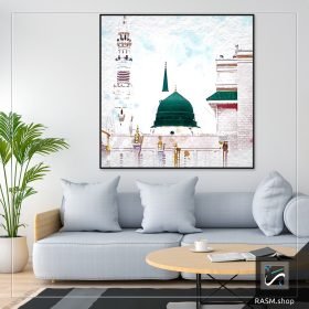 لوحة جدارية للمسجد النبوي - M84