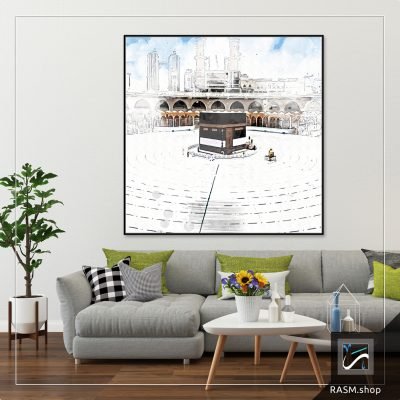 لوحة جدارية للكعبة المشرفة - M99