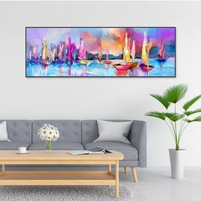 لوحات جدارية بالبحر والسفن الجميلة - P62