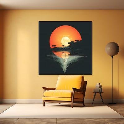 لوحة جدارية كانفس - MRS-14