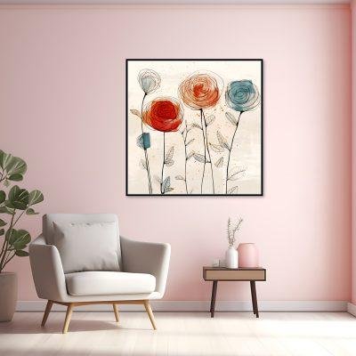 لوحة جدارية كانفس - MRT-22