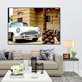 لوحة جدارية كانفس سيارة تراثية - M63