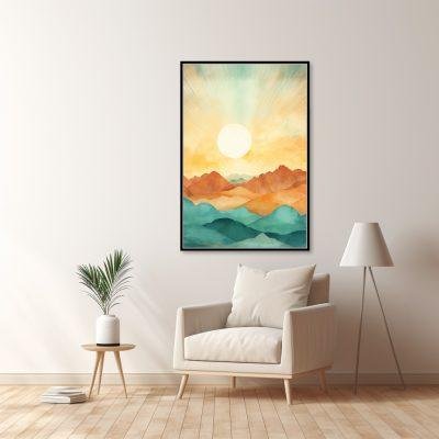 لوحة جدارية كانفس فاخرة - MRW-3