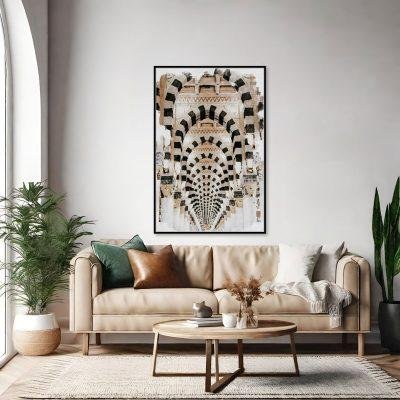 لوحة جدارية كانفس للحرم المدني من الداخل MRSA-0012