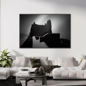 لوحة جدارية كانفس لمنازل الطين من التراث السعودي MRSA-0026