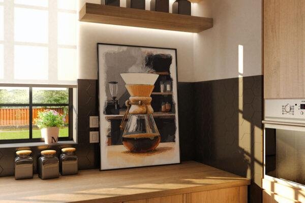 لوحة القهوة المقطرة - MRC-101219