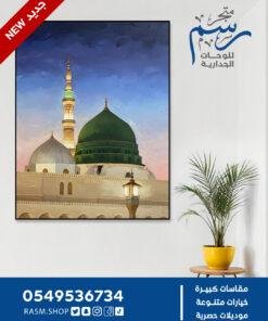 المسجد النبوي الشريف في أبهى حلّته - Rasm-mad-07