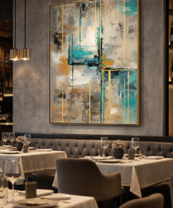 لوحة فندقية بالنمط التجريدي