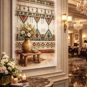 لوحة جدارية اللقط العسيري