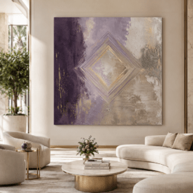 تصميم فريد يزين منزلك بلوحة كانفاس وإطار مخفي